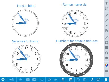 Preview screenshot of Math Clock app 