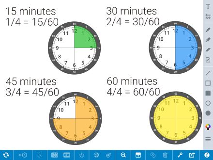 Preview screenshot of Math Clock app 