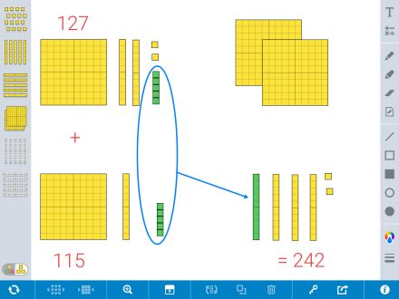 Preview screenshot of Number Pieces app