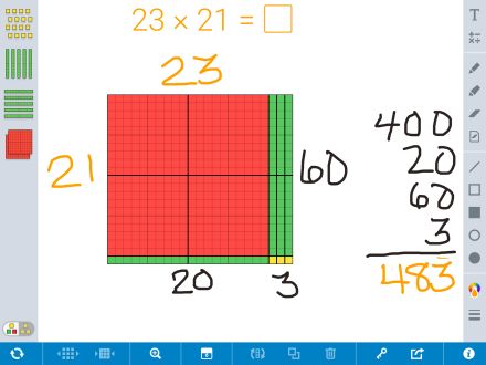 Preview screenshot of Number Pieces app